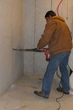 drilling holes