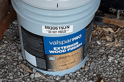 valspar sealant - transparent cedar